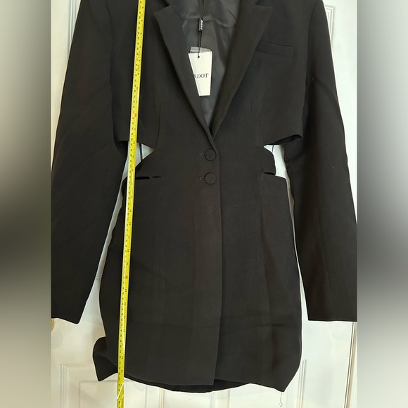 Bardot NWT Tribeca Black Blazer Dress - Medium - Picture 14 of 14